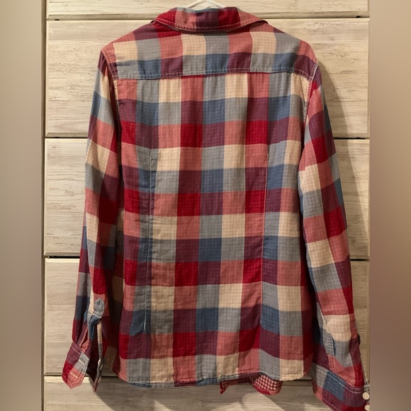Lucky Brand Checkered Button Down - Picture 3 of 6